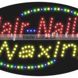 Hair Nail and Waxing LED Sign Beauty SPA Adviterising Sign for the Beauty Salon Nail Shops OEM is Welcome thumbnail-1