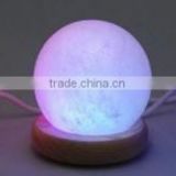 Amazing Himalayan USB Salt Lamp Ball/Sphere in different light colors