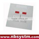 Face Plate 2 Port, 45 Degree, Size:86x86mm