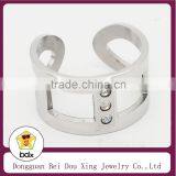 Jewelry Size 6-11 Women Men 2 Pcs 925 Silver White Topaz Engagement Wedding Ring thumbnail-2
