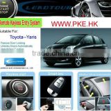 Remote Keyless Entry Push Start Button System with Upgrade Car Alarm System for Toyta Yaris
