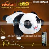 HOT! !Washable Plush Tare Panda Magic Music Ear Pillow CE SGS ROHS