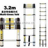 3.2m Telescopic Aluminium Ladder With 11 Steps thumbnail-1