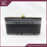 16.5x8cm Clutch Metal Frames With Black Plastic Shells Box Purse Frame thumbnail-4