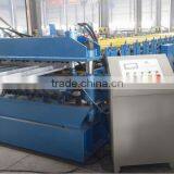 Hydraulic Double Layer Automatical Color Metal Steel Roof Step Panel Cold Roll Forming Marking Machine With ce Certification