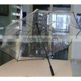 Transparent Straight Big PVC Umbrella