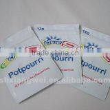 Heat Seal Aluminum Foil Snack Bag With Tear Notch