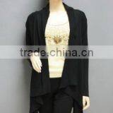 2011-LS122 LADIES PONCHO CARDIGAN SWEATER thumbnail-1