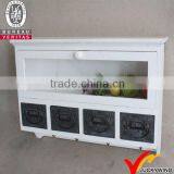 Antique Hanging Wooden Kitchen Wall Shelf thumbnail-2