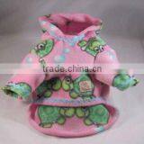 Warm Pink Dog Fleece Pullover Hoodies thumbnail-1