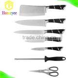 Red Handle Classic Royal Kitchen Knife Set With Butterfly Acrylic Stand thumbnail-4