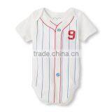 Cute Base Ball Style Sport New Design Baby Onesie thumbnail-3