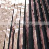 Bronzed Gold Fabric Pleated, Golden Fabric, Shine Golden Sequin Dance Dress Fabric, Golden Fabric for Short Dress, Party Dress thumbnail-2