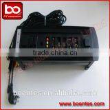 Aluminum Alloy Office Desktop Motorized Rotatable Power Outlets With Press Control for Electrical Socket thumbnail-2