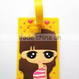 Custom Shaped Soft PVC Bag Tags Wholesale Newest Design Rubber Luggage Tags