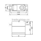 K-power HBL836 Large Airplane Servo 72g / 24.5kg-cm / 0.13sec @ 7.4V thumbnail-6
