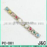 2017 Summer Best-selling Chain Colored Plastic Shoes