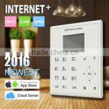 TCP IP Cloud Internet plus SOS wireless alarm system, 39 wireless zone smart GSM+GPRS+WIFI intelligent gsm burglar alarm system