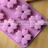 CTBED069 Chocolate Freezer Cake Mold Silicone Products 6 Even The Petals Flower Silicone Cake Mould thumbnail-4