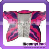 New Coming Butterfly Nail Form 300pcs Roll Gold Nail Forms Nail Art Form