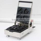 4pcs Commercial Use Non-stick 110v 220v Electric Love Heart Doughnut Baker thumbnail-2