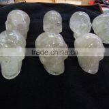 High Quality Clear Quartz Crystal Human Skull Carving Factory Outlet thumbnail-3