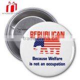 Promotional Gifts Custom Tin Button Badge With Saftety Pin