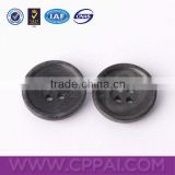 Black cow horn button blanks for leather coat D0574