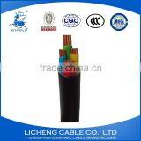 4 Core Wire Cable Xlpe Insulated Pvc Coated Electrical Power Cable 4x50mm2