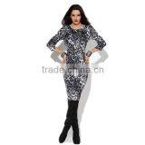 Pretty Steps Australia Style Animal Printed Matte Silk Jersey Dress Long Sleeve thumbnail-4