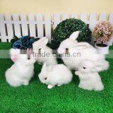Handmade Real Fur Rabbit Animals Toy thumbnail-1