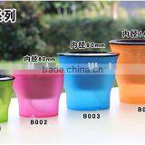 Mini Decorated Fancy Cute Self Watering Flower Pot thumbnail-2