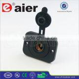 Car/Motorcycle Front One Hole Waterproof 12V Merit Socket + Standard Nut And Merit Cover