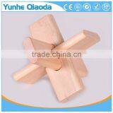 Wholesale Kids Wooden IQ Intelligent Puzzle Handheld Brain Game thumbnail-2