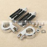 32mm 1 1/4" Engine Guard Foot Peg Kit For Softail Dyna Fatboy Sportster thumbnail-1