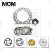 Motorcycle NX4 FALCON chain sprocket manufacturer,chain and sprocket wheel