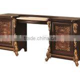 Solid Wood Golden Color Five Door Wardrobe/Luxury Italian Bedroom Furniture(MOQ=1 SET) thumbnail-6