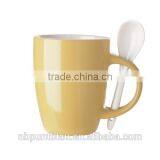 Ceramic Mug With Spoon 260ml thumbnail-1