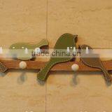 CY080 Wooden Decorative Bird Wall Hook Wood Hook Wooden Decorative Bird thumbnail-3