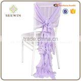 Fancy Ruffled Chiavari Chair Cover for Wedding ,wedding Ruffled Chiavari Chair Cover Chair Sash thumbnail-3