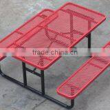 Plastisol Coated Steel Outdoor Table Chairs thumbnail-2