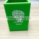 Eco-friendly Green Color Convinent Silicone Pen Container/pen Holders thumbnail-1
