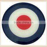 Vespa Mod Target Resin Domed Round Sticker 3D Gel Badge 80mm thumbnail-1
