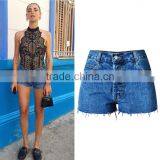 Jeans Women 2016 Denim Hot Shorts Breathable Denim Shorts 2016 for Summer thumbnail-2