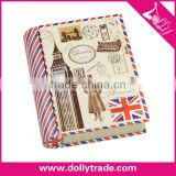 UK Style Special Book Shape Design Metal Tin Box