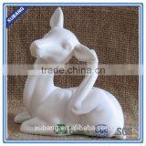 Mini Deer White Ceramic Deer Figurine thumbnail-2