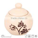 Stoneware Dinnerware Sugar Bowl Coffee Creamer Container thumbnail-3