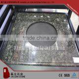 Polished Butterfly Green Granite Countertop thumbnail-1