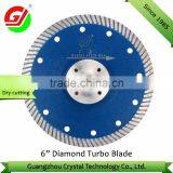 115mm Circular Turbo Saw Blade For Stone Cutting Diamond Blade Saw With Flange thumbnail-1