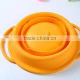 Collapsible Silicone Bowls Hot Selling Microwave Safe Silicone Bowls for Kids thumbnail-5